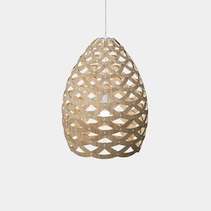 Electric light fittings: Bamboo Tui Pendants by David Trubridge