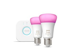 Philips HUE Starter kit: 2 E27 smart bulbs (1100)