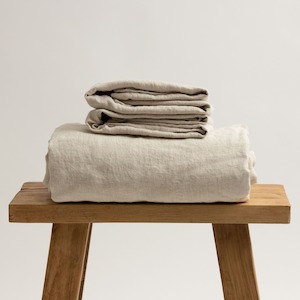 Natural Linen Flat Sheet