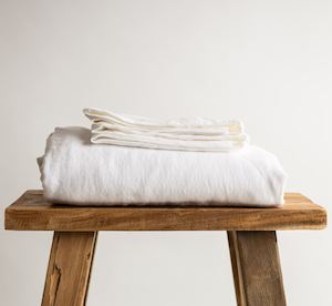 White Linen Flat Sheet