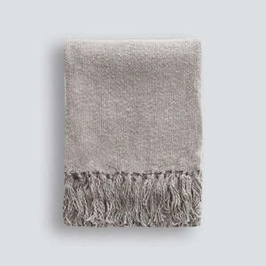 Serenade Throw - Stone Grey