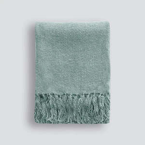 Linen - household: Serenade Throw - Duck Egg