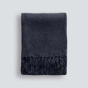 Linen - household: Serenade Throw - Midnight