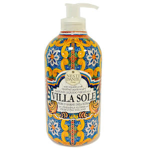 Villa Sole Pineapple Flower Liquid Soap