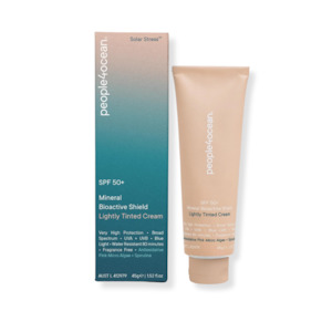 Beauty salon: SPF50+ Mineral Bioactive Shield Lightly Tinted Cream