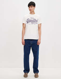 SUPERDRY VINTAGE VL NOOS TEE - ECRU