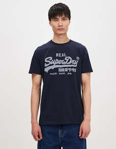 SUPERDRY VINTAGE VL NOOS TEE - ECLIPSE NAVY