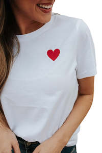 Womens T Shirts: PRICKLE & POLLY - Love Tee