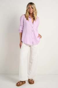 Re:union Optimum Oversized Shirt - Lilac