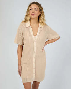 SILENT THEORY Sadie Shirt Dress - Natural