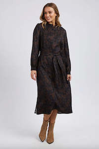 30 Off Clearout: FOXWOOD BELLADONNA FLORAL DRESS - Black Floral