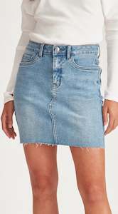 30 Off Clearout: JUNKFOOD JAIME SKIRT - Blue