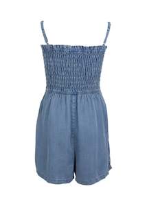 EVE GIRL MIA PLAYSUIT - Denim