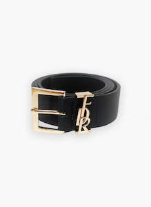 Accessories: FEDERATION FDR BELT - BLACK/GOLD