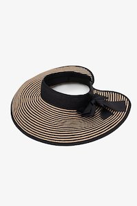 ANTLER INCA STRIPE WIDE-BRIMMED VISOR