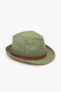 Antler Panama Hat - Green