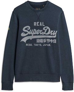 Superdry Classic Vl Graphic Sweatshirt - Eclipse Navy