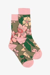 ANTLER SOCKS - FLOWER MARKET - PINK