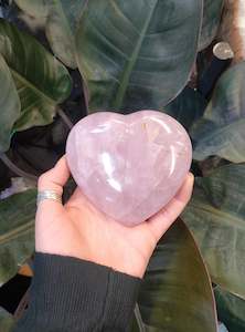 Products: Large Rose Quartz Heart