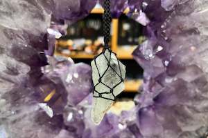 Necklaces: Green Amethyst Macrame Necklace