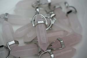 Necklaces: Rose Quartz Pendant