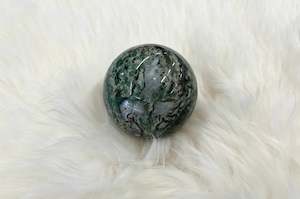 Moss Agate Sphere #1