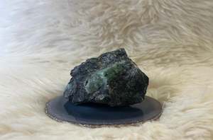 Raw Stones: Raw Emerald in Matrix Larger