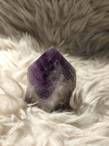 Amethyst Semi Polished Point