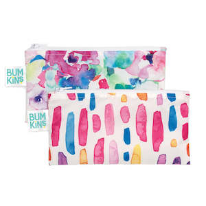 Bumkins | Snack Bags - Watercolour Brush Strokes