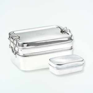 Meals in Steel | Large Double-Layer Lunchbox