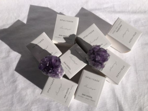 Womenswear: OPAL + SAGE - BOXED CRYSTAL - AMETHYST