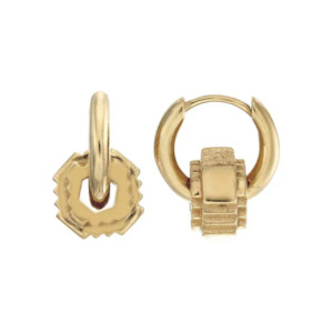 Womenswear: TIGER FRAME - ESCHER HOOPS - GOLD