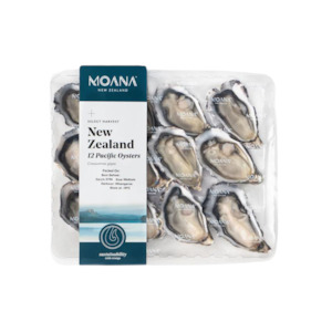 Fresh Pacific Oysters - 12 Pack