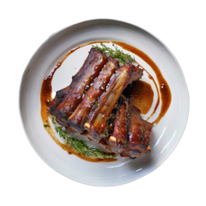 Smokey BBQ Pork Ribs - Heat & Eat