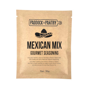 Paddock to Pantry Gourmet Seasoning - Mexican Mix