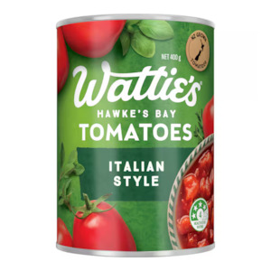 Internet only: Watties Italian Style Tomatoes