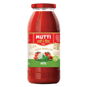 Mutti Basil Pasta Sauce 400g