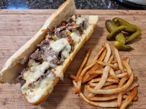 Philly Cheesesteak sandwich