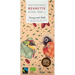 General store operation - mainly grocery: Bennetto Orange & Chilli Chocolate 100gm