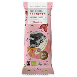 General store operation - mainly grocery: Bennetto Raspberry Bar 30gm