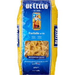 General store operation - mainly grocery: De Cecco Farfalle Pasta 500gm