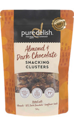 Almond & Dark Chocolate Snacking Clusters 150g