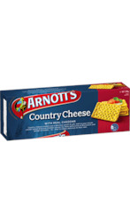 General store operation - mainly grocery: Arnotts Country Cheese Crackers 250g