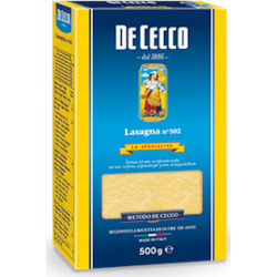 General store operation - mainly grocery: Pasta Lasagne 500g DeCecco