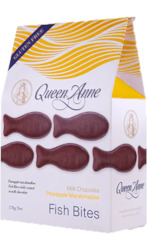 Queen Anne Milk Chocolate Pineapple Marshmallow Fish Bites 170gm