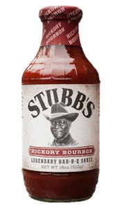 General store operation - mainly grocery: Stubbs Hickory BBQ Sauce 510g