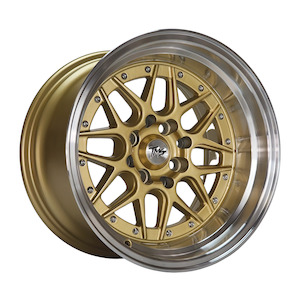 Alloy Wheels: RS03 - GOLD/POLISHED LIP