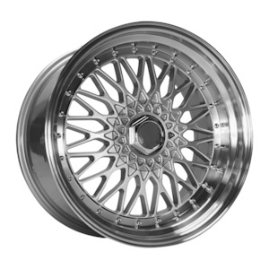 Alloy Wheels: BSRS - SILVER/POLISHED LIP