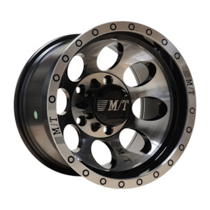 4wd Offroad Wheels 1: MS5096 -BLACK/MACHINED FACE