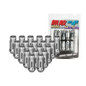 Muteki SR48 Extended Open End Wheel Nuts - Chrome